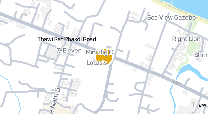 แผนที่แสดงFamily Mart
