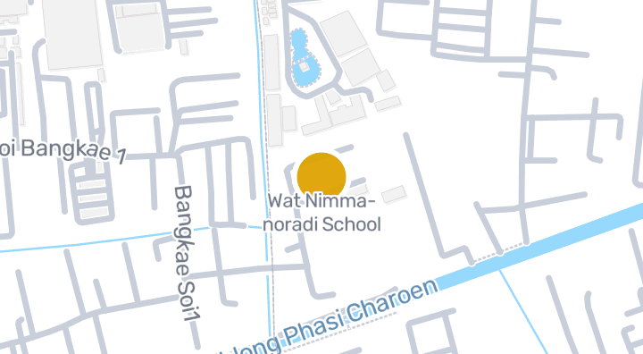 แผนที่แสดงโรงเรียนวัดนิมมานรดี