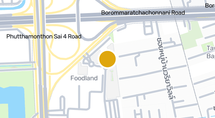 แผนที่แสดงBrio Mall