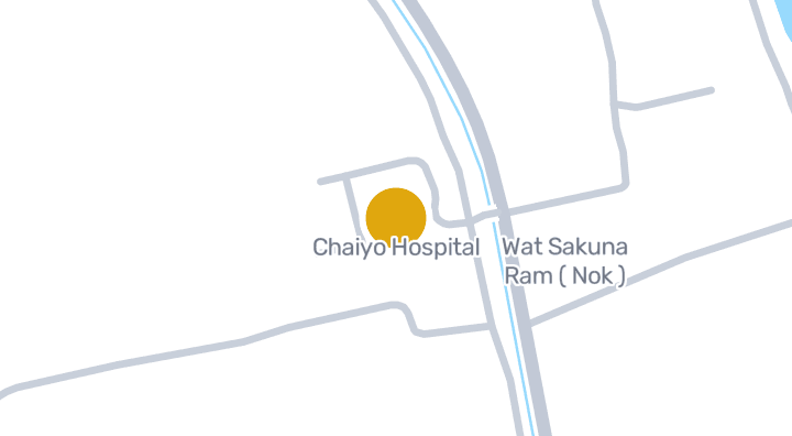 แผนที่แสดงโรงพยาบาลไชโย