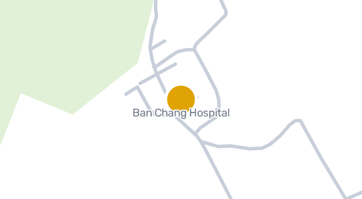 Map showing Ban Chang Hospital