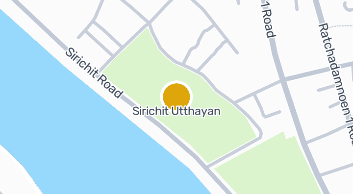 Map showing Sirichit Utthayan