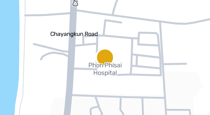 แผนที่แสดงโรงพยาบาลโพนพิสัย