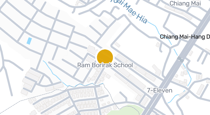 Map showing Ram Borirak School