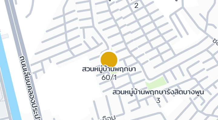 显示สวนหมู่บ้านพฤกษา 60/1的地图