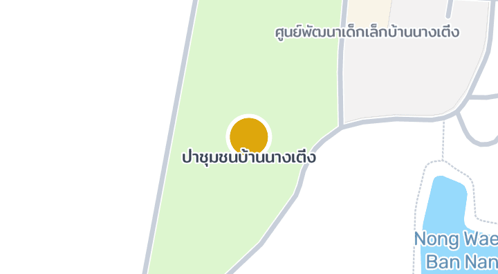 Map showing ป่าชุมชนบ้านนางเติ่ง