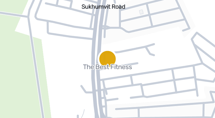 显示The Best Fitness的地图