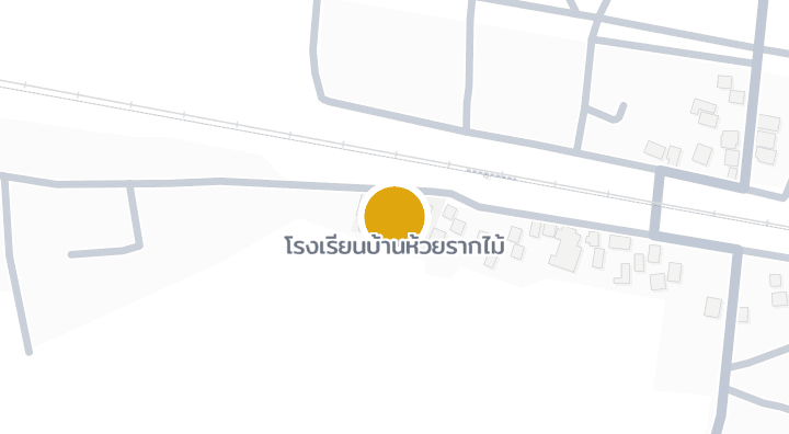 Map showing โรงเรียนบ้านห้วยรากไม้