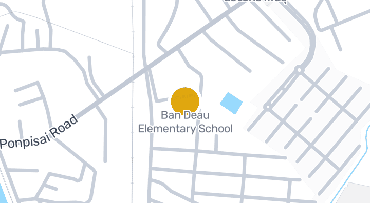 แผนที่แสดงโรงเรียนบ้านเดื่อ