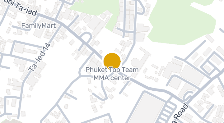 แผนที่แสดงPhuket Top Team MMA center