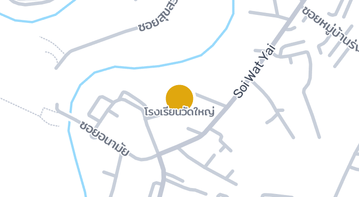 แผนที่แสดงโรงเรียนวัดใหญ่