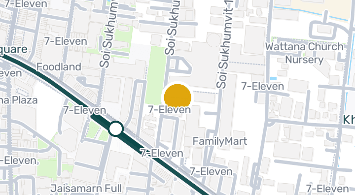Map showing Villa Market