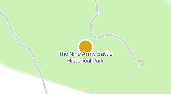 Karte von The Nine Army Battle Historical Park
