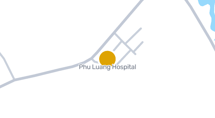 แผนที่แสดงPhu Luang Hospital