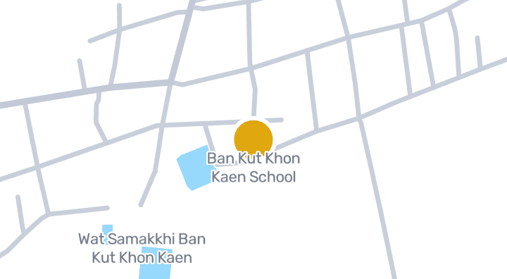 แผนที่แสดงโรงเรียน บ้านกุดขอนแก่น