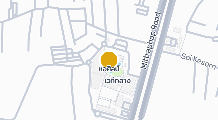 显示หอศิลป์的地图