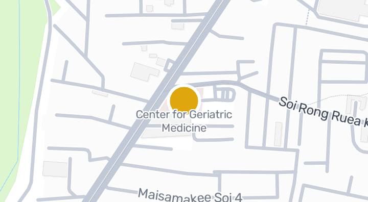 Map showing Center for Geriatric Medicine