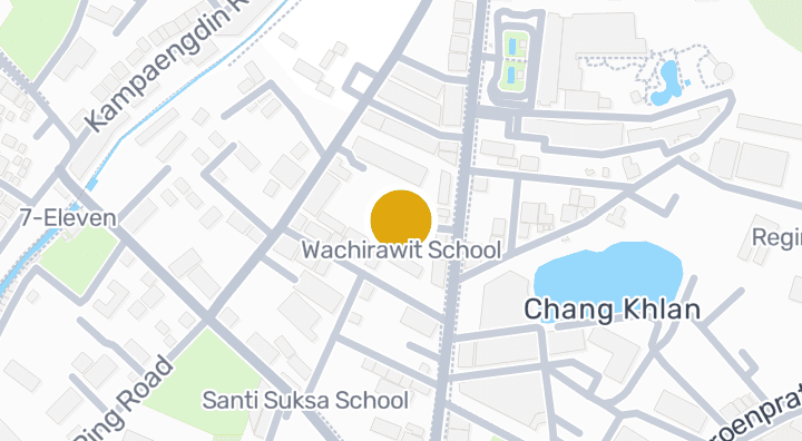 显示Wachirawit School的地图