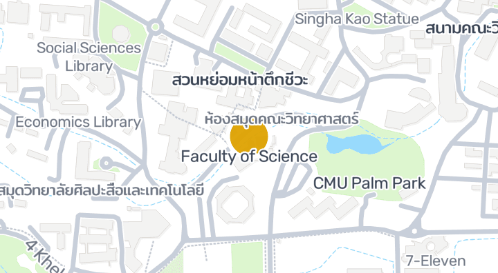 显示Faculty of Science的地图