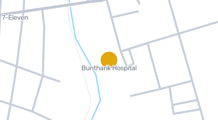 แผนที่แสดงโรงพยาบาลบุณฑริก
