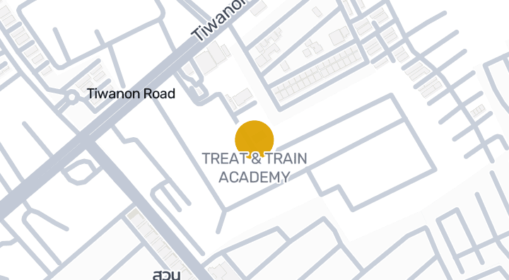 แผนที่แสดงTREAT & TRAIN ACADEMY