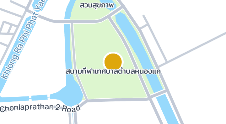 Map showing สนามกีฬาเทศบาลตำบลหนองแค