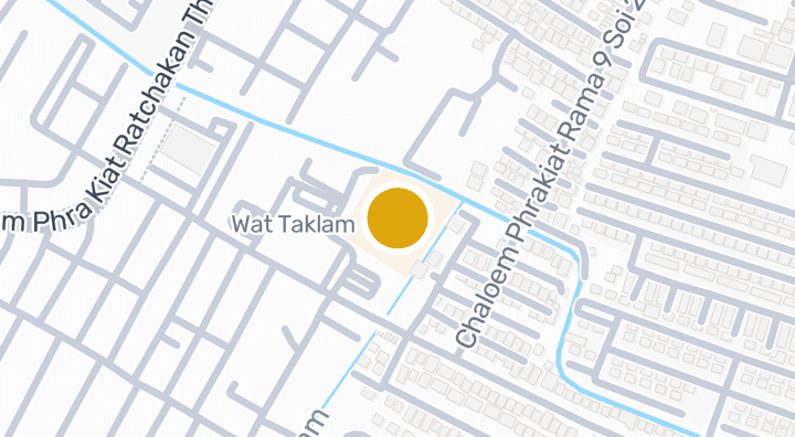 Map showing Wat Taklam School