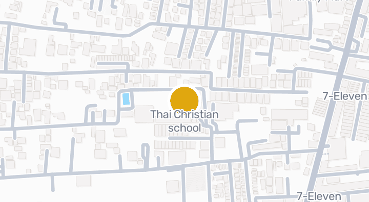 แผนที่แสดงThai Christian school