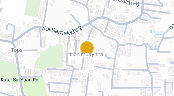 แผนที่แสดงLion muay thai