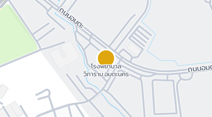 显示โรงพยาบาล วิภาราม อมตะนคร的地图