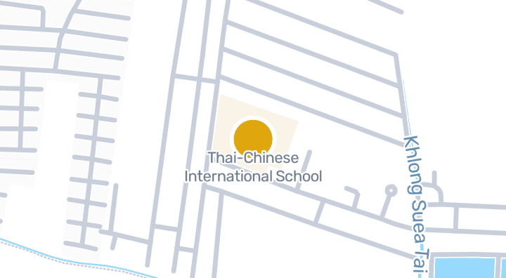 Map showing Thai-Chinese International School