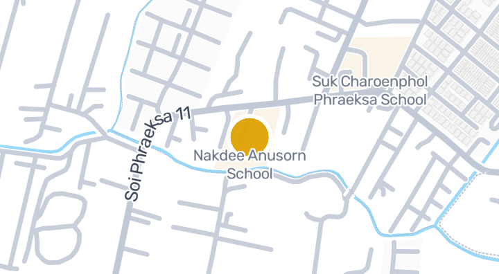 Map showing Nakdee Anusorn School