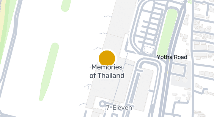แผนที่แสดงMemories of Thailand