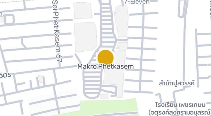 แผนที่แสดงMakro Phetkasem