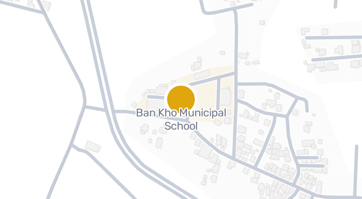 แผนที่แสดงBan Kho Municipal School