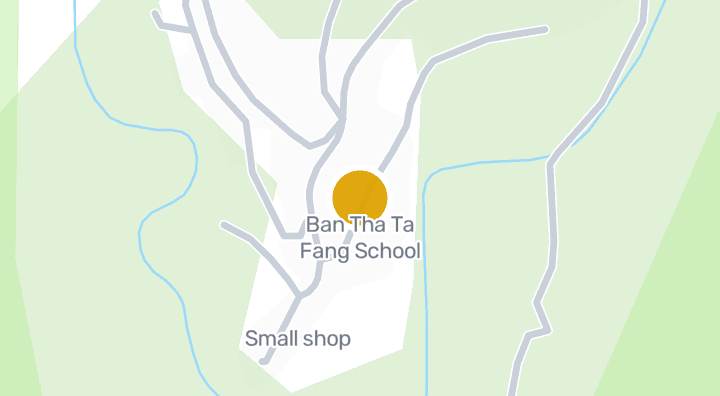 แผนที่แสดงBan Tha Ta Fang School