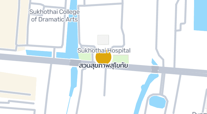 แผนที่แสดงสวนสุขภาพสุโขทัย