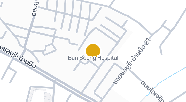 显示Ban Bueng Hospital的地图