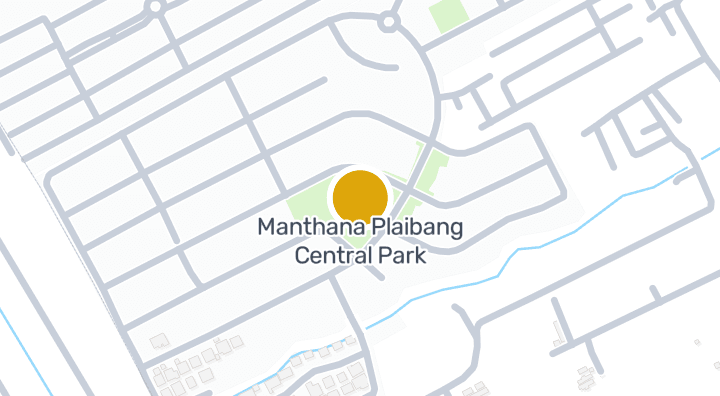 显示Manthana Plaibang Central Park的地图