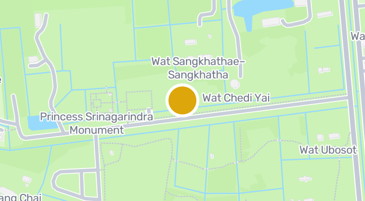 显示诗纳卡琳公园的地图
