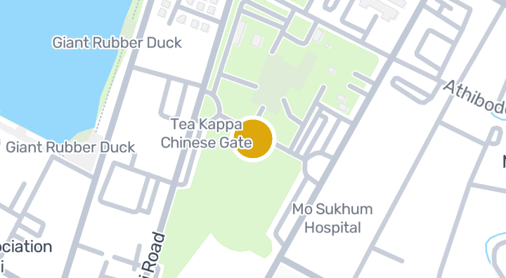 แผนที่แสดงทุ่งศรีเมือง