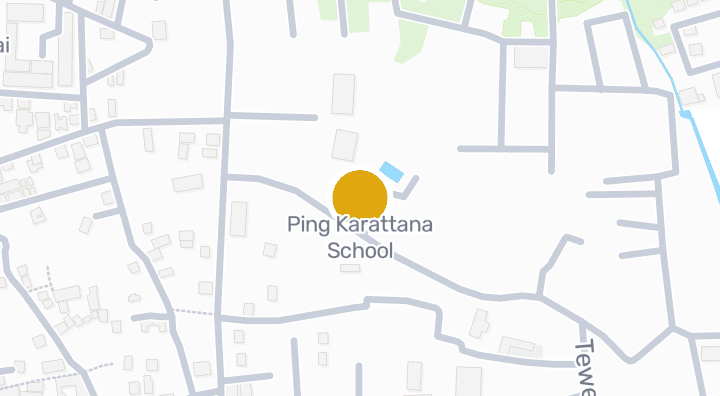 Map showing Ping Karattana School