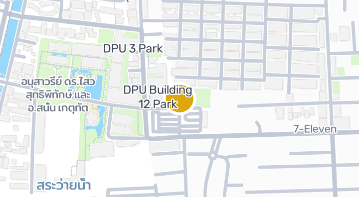 显示DPU Building 9 Park的地图