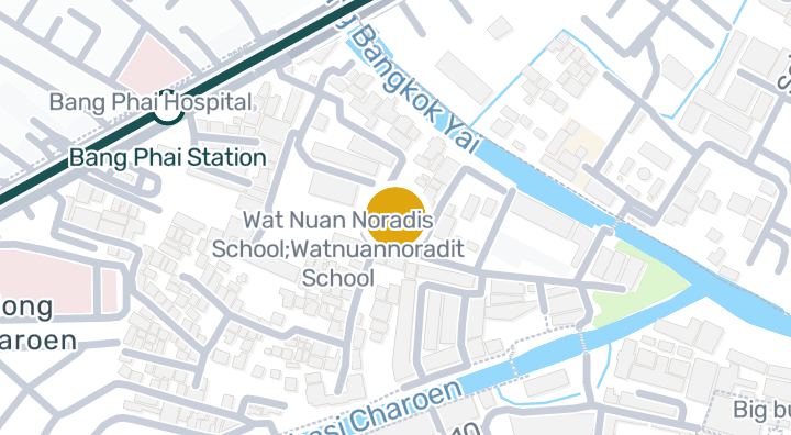 显示โรงเรียนสุภาคมศึกษา的地图