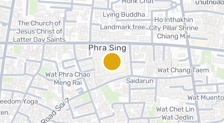 แผนที่แสดงโรงเรียนอนุบาลเชียงใหม่