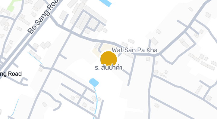 Map showing ร. สันป่าค่า