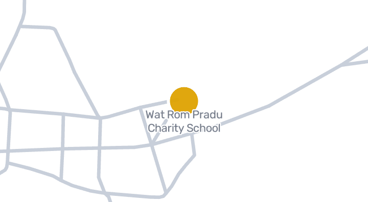 แผนที่แสดงโรงเรียนการกุศลวัดร่มประดู่
