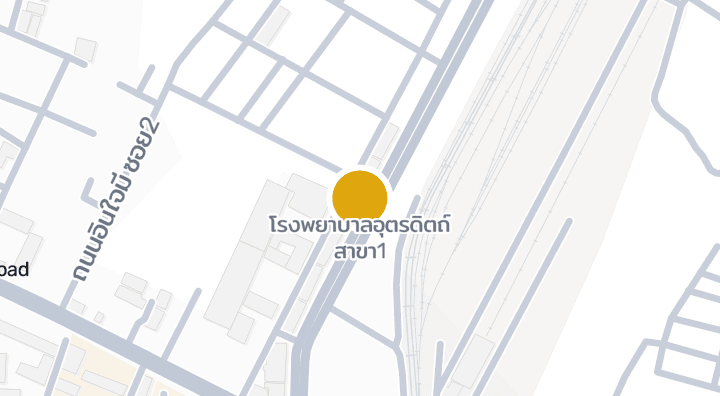 Map showing โรงพยาบาลอุตรดิตถ์ สาขา1