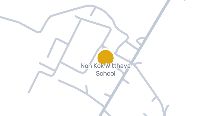 Map showing Non Kok Witthaya School