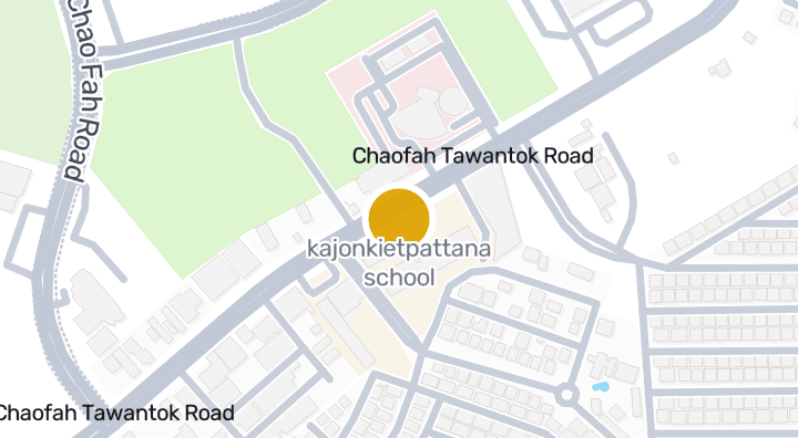 แผนที่แสดงkajonkietpattana school